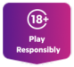 18+ play responsibly icon UK